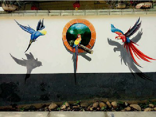 赫章视觉错位-3D墙绘设计